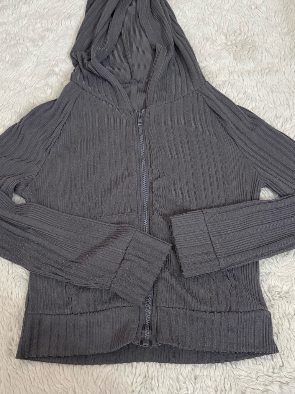Shein Cropped Zip Up